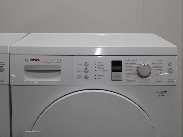 Bosch serie|6 varioperfect ecosilence drive wasmachine & bosch serie|6 selfcleaning condenser activeair technology wasdroger - afbeelding 6 van  8