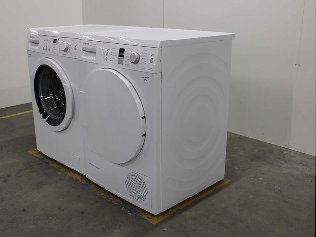Bosch serie|6 varioperfect ecosilence drive wasmachine & bosch serie|6 selfcleaning condenser activeair technology wasdroger - afbeelding 7 van  8