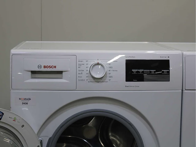 Bosch serie|6 varioperfect ecosilence drive wasmachine & bosch serie|6 selfcleaning condenser droger - afbeelding 3 van  8