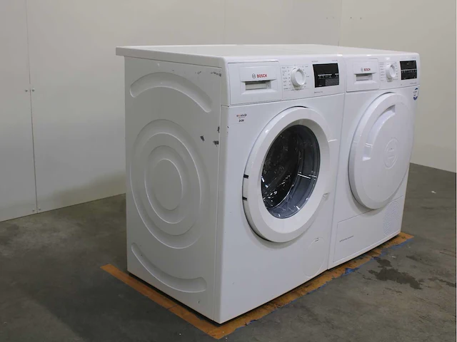 Bosch serie|6 varioperfect ecosilence drive wasmachine & bosch serie|6 selfcleaning condenser droger - afbeelding 4 van  8