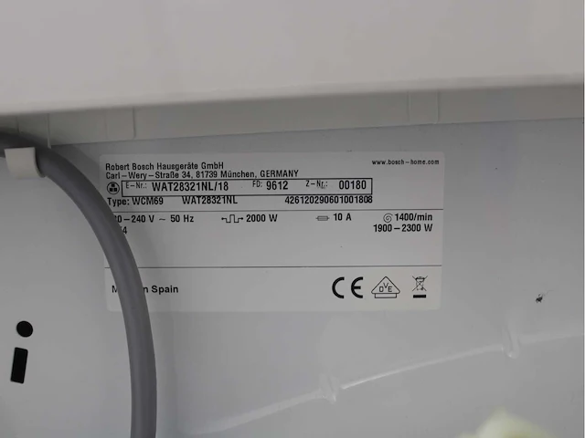 Bosch serie|6 varioperfect ecosilence drive wasmachine & bosch serie|6 selfcleaning condenser droger - afbeelding 5 van  8