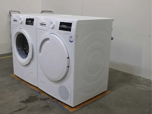Bosch serie|6 varioperfect ecosilence drive wasmachine & bosch serie|6 selfcleaning condenser droger - afbeelding 7 van  8