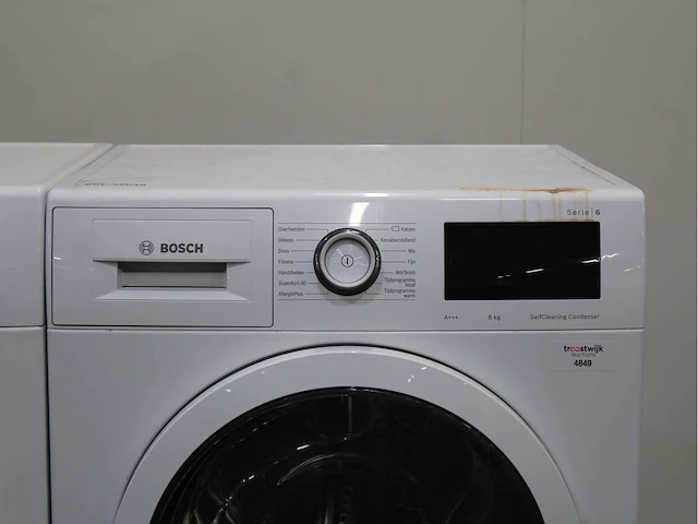 Bosch serie|6 varioperfect ecosilence drive wasmachine & bosch serie|6 selfcleaning condenser wasdroger - afbeelding 4 van  6