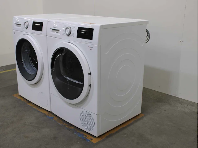 Bosch serie|6 varioperfect ecosilence drive wasmachine & bosch serie|6 selfcleaning condenser wasdroger - afbeelding 5 van  6