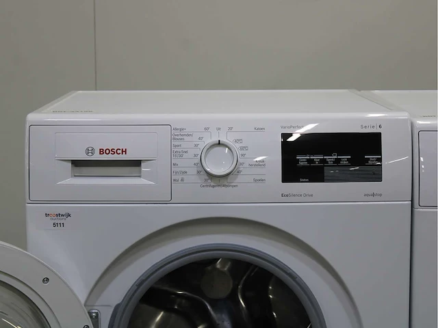 Bosch serie|6 varioperfect ecosilence drive wasmachine & bosch serie|6 selfcleaning condenser wasdroger - afbeelding 3 van  8
