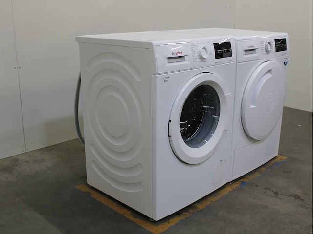 Bosch serie|6 varioperfect ecosilence drive wasmachine & bosch serie|6 selfcleaning condenser wasdroger - afbeelding 4 van  8