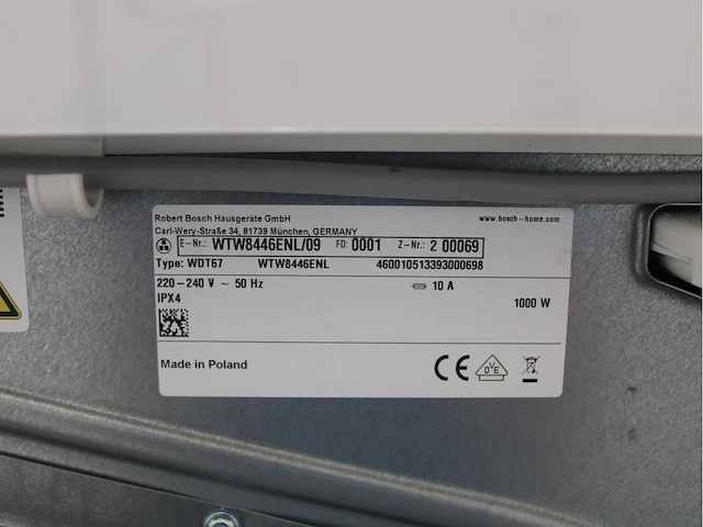 Bosch serie|6 varioperfect ecosilence drive wasmachine & bosch serie|6 selfcleaning condenser wasdroger - afbeelding 8 van  8