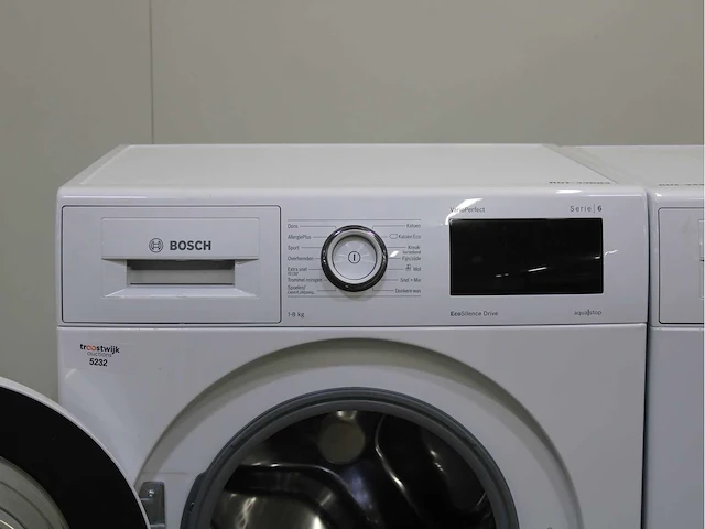 Bosch serie|6 varioperfect ecosilence drive wasmachine & bosch serie|6 selfcleaning condenser wasdroger - afbeelding 3 van  8