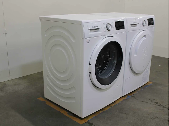 Bosch serie|6 varioperfect ecosilence drive wasmachine & bosch serie|6 selfcleaning condenser wasdroger - afbeelding 4 van  8