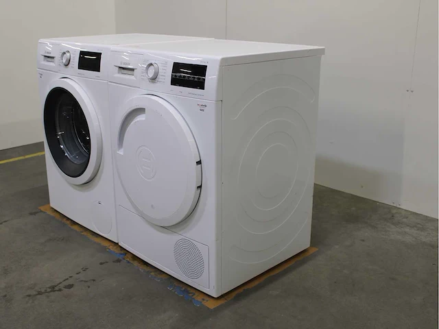 Bosch serie|6 varioperfect ecosilence drive wasmachine & bosch serie|6 selfcleaning condenser wasdroger - afbeelding 7 van  8