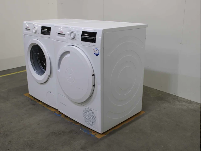 Bosch serie|6 varioperfect ecosilence drive wasmachine & bosch serie|6 selfcleaning condenser wasdroger - afbeelding 7 van  8