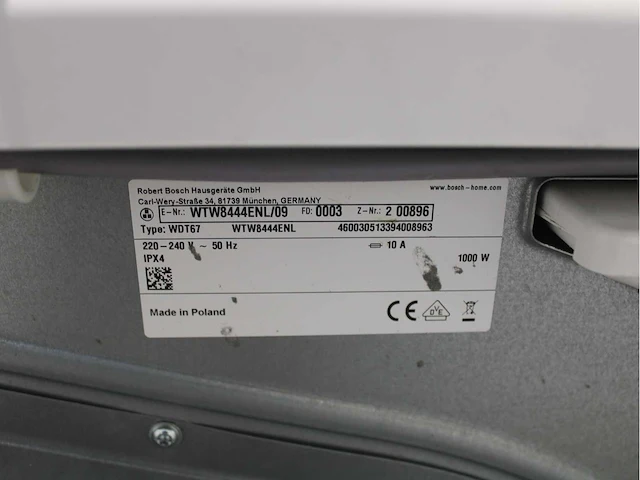 Bosch serie|6 varioperfect ecosilence drive wasmachine & bosch serie|6 selfcleaning condenser wasdroger - afbeelding 8 van  8