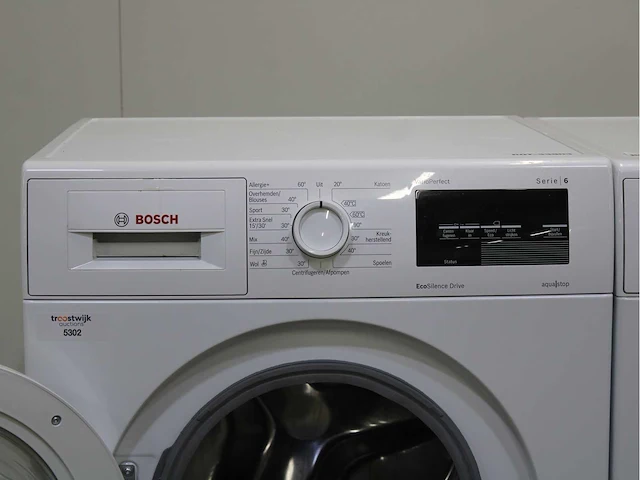 Bosch serie|6 varioperfect ecosilence drive wasmachine & bosch serie|6 selfcleaning condenser wasdroger - afbeelding 3 van  8