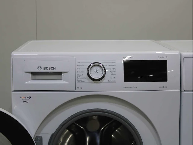 Bosch serie|6 varioperfect ecosilence drive wasmachine & bosch serie|6 selfcleaning condenser wasdroger - afbeelding 3 van  8