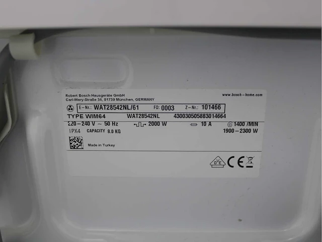 Bosch serie|6 varioperfect ecosilence drive wasmachine & bosch serie|6 selfcleaning condenser wasdroger - afbeelding 5 van  8
