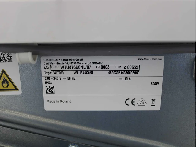 Bosch serie|6 varioperfect ecosilence drive wasmachine & bosch serie|6 selfcleaning condenser wasdroger - afbeelding 8 van  8