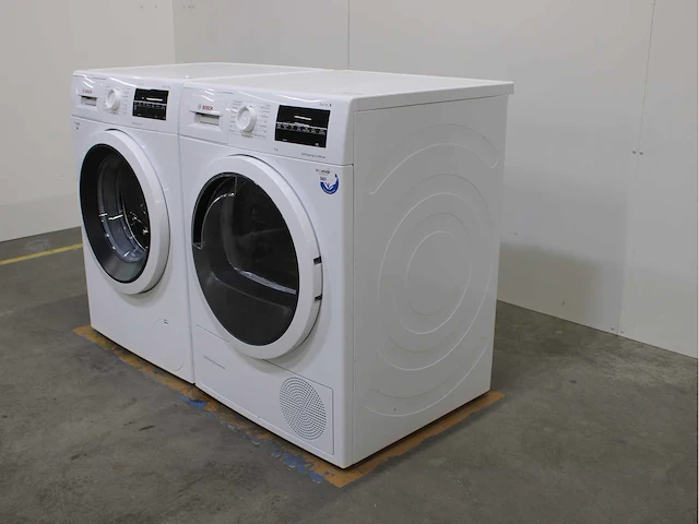 Bosch serie|6 varioperfect ecosilence drive wasmachine & bosch serie|6 selfcleaning condenser wasdroger - afbeelding 7 van  8