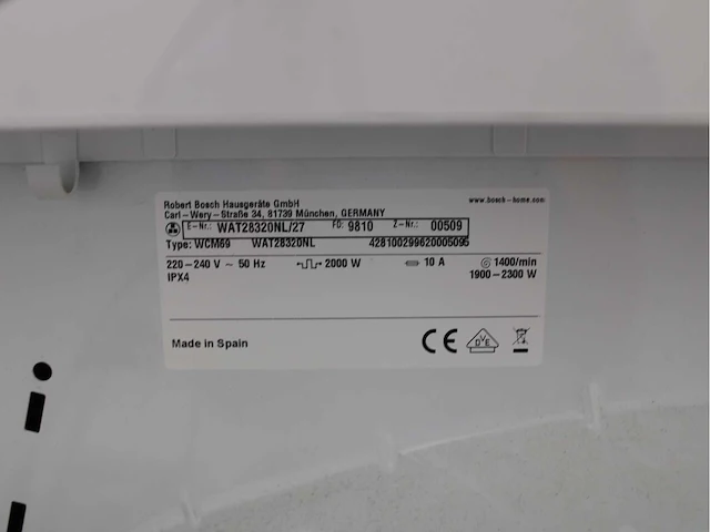 Bosch serie|6 varioperfect ecosilence drive wasmachine & bosch serie|6 selfcleaning condenser wasdroger - afbeelding 5 van  8