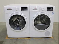 Bosch serie|6 varioperfect ecosilence drive wasmachine & bosch serie|6 selfcleaning condenser wasdroger - afbeelding 1 van  8