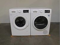 Bosch serie|6 varioperfect ecosilence drive wasmachine & bosch serie|6 selfcleaning condenser wasdroger - afbeelding 1 van  8