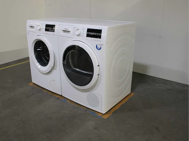 Bosch serie|6 varioperfect ecosilence drive wasmachine & bosch serie|6 selfcleaning condenser wasdroger - afbeelding 6 van  8