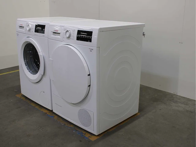 Bosch serie|6 varioperfect ecosilence drive wasmachine & bosch serie|6 selfcleaning condenser wasdroger - afbeelding 7 van  8