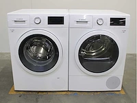 Bosch serie|6 varioperfect ecosilence drive wasmachine & bosch serie|6 selfcleaning condenser wasdroger - afbeelding 1 van  8