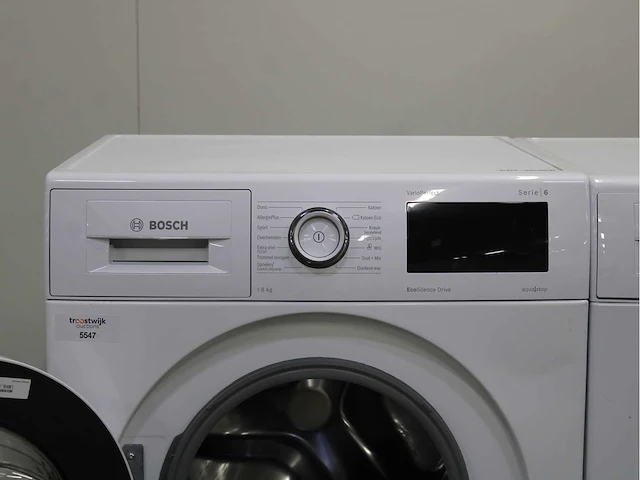 Bosch serie|6 varioperfect ecosilence drive wasmachine & bosch serie|6 selfcleaning condenser wasdroger - afbeelding 3 van  8