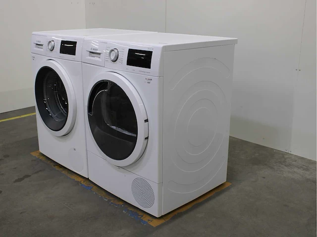 Bosch serie|6 varioperfect ecosilence drive wasmachine & bosch serie|6 selfcleaning condenser wasdroger - afbeelding 7 van  8