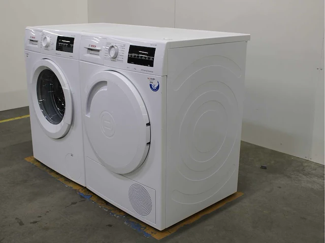 Bosch serie|6 varioperfect ecosilence drive wasmachine & bosch serie|6 selfcleaning condenser wasdroger - afbeelding 7 van  8