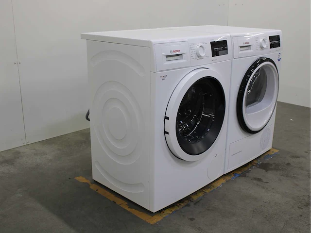 Bosch serie|6 varioperfect ecosilence drive wasmachine & bosch serie|6 selfcleaning condenser wasdroger - afbeelding 4 van  8
