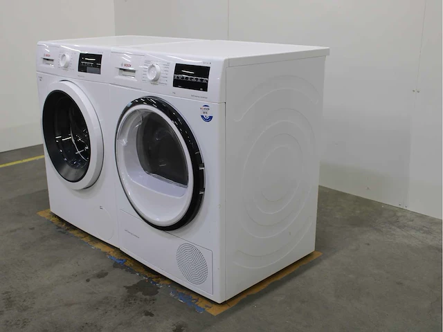 Bosch serie|6 varioperfect ecosilence drive wasmachine & bosch serie|6 selfcleaning condenser wasdroger - afbeelding 7 van  8