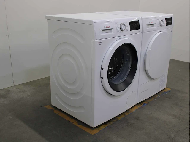 Bosch serie|6 varioperfect ecosilence drive wasmachine & bosch serie|6 selfcleaning condenser wasdroger - afbeelding 4 van  8