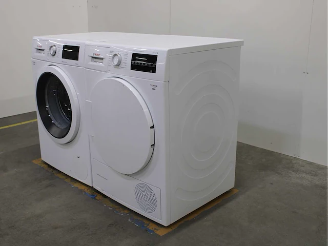 Bosch serie|6 varioperfect ecosilence drive wasmachine & bosch serie|6 selfcleaning condenser wasdroger - afbeelding 7 van  8