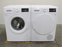 Bosch serie|6 varioperfect ecosilence drive wasmachine & bosch serie|6 selfcleaning condenser wasdroger - afbeelding 1 van  8