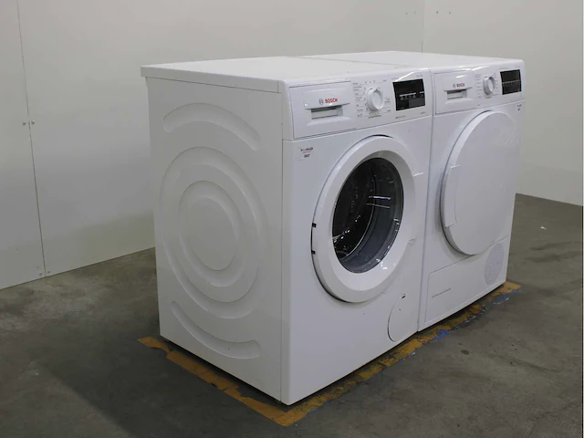 Bosch serie|6 varioperfect ecosilence drive wasmachine & bosch serie|6 selfcleaning condenser wasdroger - afbeelding 4 van  8