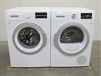 Bosch serie|6 varioperfect ecosilence drive wasmachine & bosch serie|6 sportsedition selfcleaning condenser exclusiv wasdroger - afbeelding 1 van  8