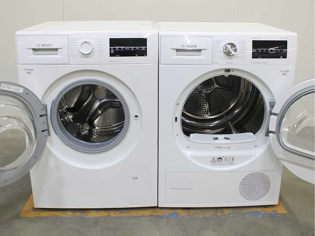 Bosch serie|6 varioperfect ecosilence drive wasmachine & bosch serie|6 sportsedition selfcleaning condenser exclusiv wasdroger - afbeelding 2 van  8