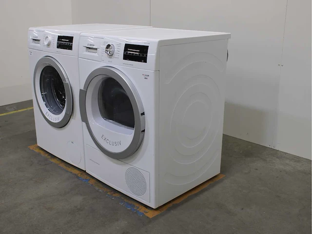Bosch serie|6 varioperfect ecosilence drive wasmachine & bosch serie|6 sportsedition selfcleaning condenser exclusiv wasdroger - afbeelding 7 van  8