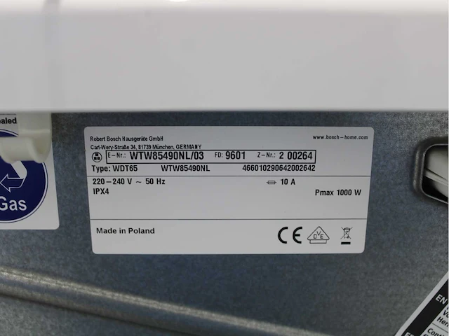 Bosch serie|6 varioperfect ecosilence drive wasmachine & bosch serie|6 sportsedition selfcleaning condenser exclusiv wasdroger - afbeelding 8 van  8