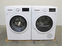 Bosch serie|6 varioperfect ecosilence drive wasmachine & bosch serie|6 wasdroger - afbeelding 1 van  8