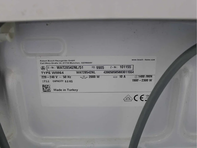 Bosch serie|6 varioperfect ecosilence drive wasmachine & bosch serie|6 wasdroger - afbeelding 5 van  8