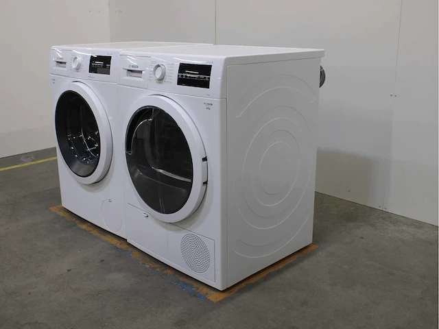 Bosch serie|6 varioperfect ecosilence drive wasmachine & bosch serie|6 wasdroger - afbeelding 7 van  8