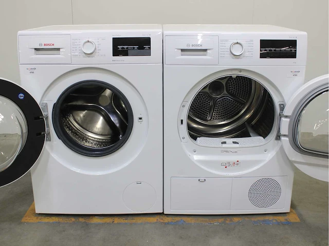 Bosch serie|6 varioperfect ecosilence drive wasmachine & bosch serie|6 wasdroger - afbeelding 2 van  8