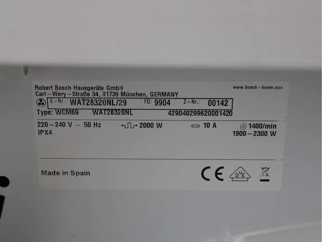 Bosch serie|6 varioperfect ecosilence drive wasmachine & bosch serie|6 wasdroger - afbeelding 5 van  8