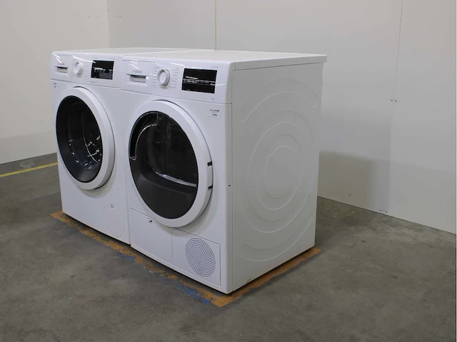 Bosch serie|6 varioperfect ecosilence drive wasmachine & bosch serie|6 wasdroger - afbeelding 7 van  8
