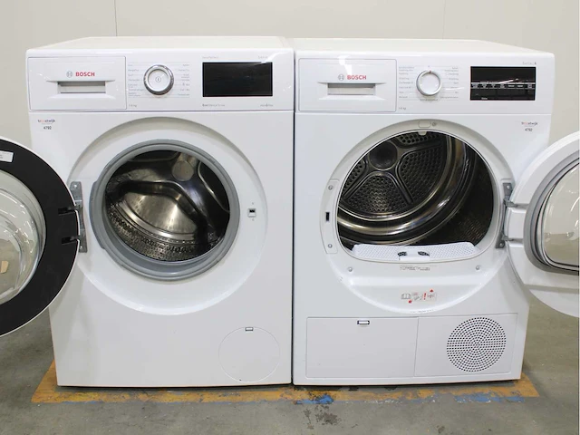Bosch serie|6 varioperfect ecosilence drive wasmachine & bosch serie|6 wasdroger - afbeelding 2 van  8