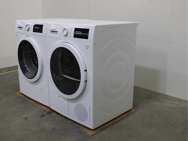 Bosch serie|6 varioperfect ecosilence drive wasmachine & bosch serie|6 wasdroger - afbeelding 7 van  8