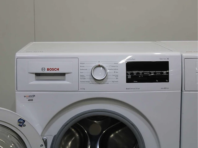 Bosch serie|6 varioperfect ecosilence drive wasmachine & bosch serie|6 wasdroger - afbeelding 2 van  7