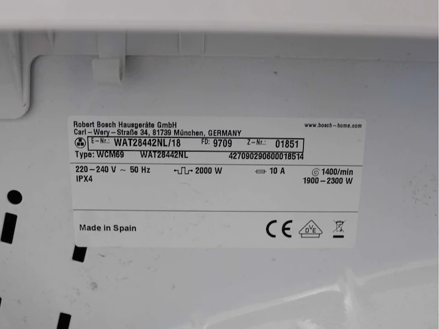 Bosch serie|6 varioperfect ecosilence drive wasmachine & bosch serie|6 wasdroger - afbeelding 4 van  7